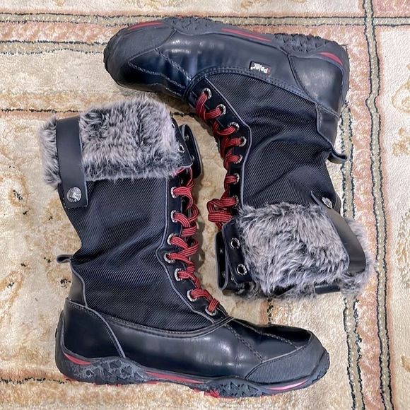 Pajar Canada Garland Warm Waterproof Women’s Sz 7-7.5/EU 38 Faux Fur Winter Boot - Picture 9 of 10